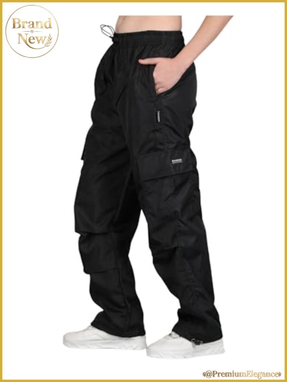 Women's Parachute Cargo Pants Quick-Dry Waterproof Hiking Outdoor